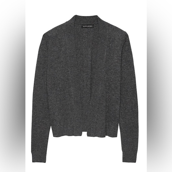 NWOT - Banana Republic Cardigan Sweater. Rayon, Merino Wool, Nylon, Cashmere; XL - Picture 1 of 9